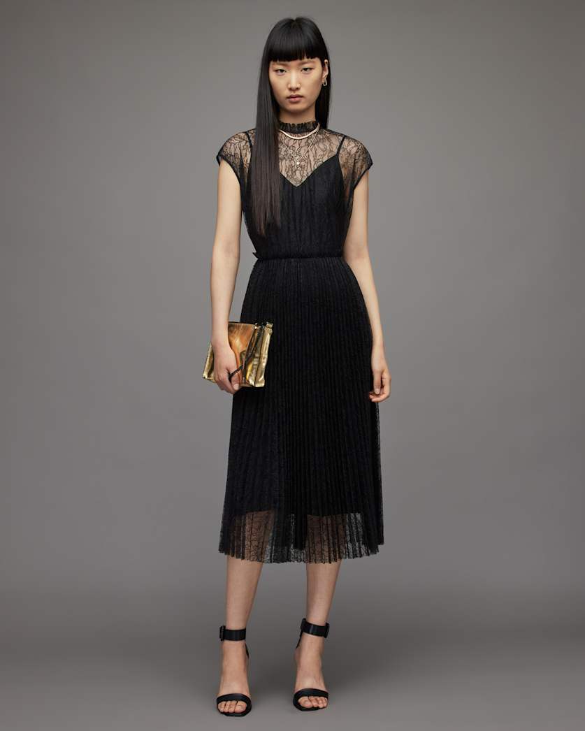Arya Lace Midi Dress