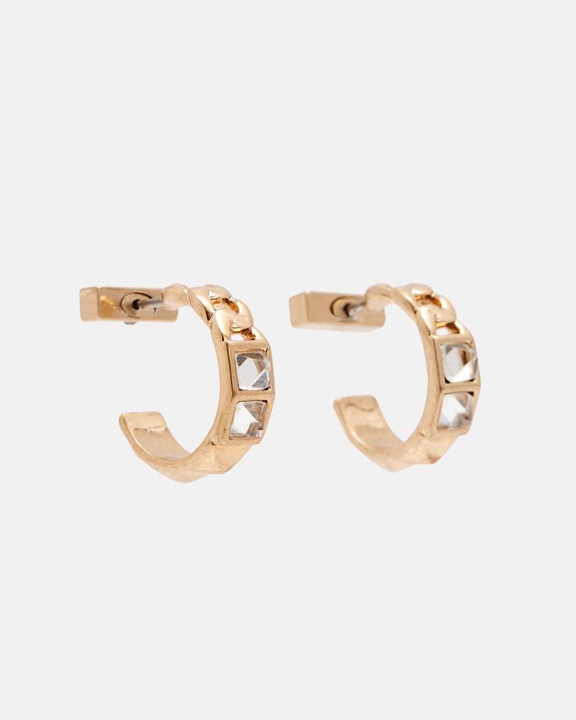 Mia Mix Studded Small Hoop Earrings