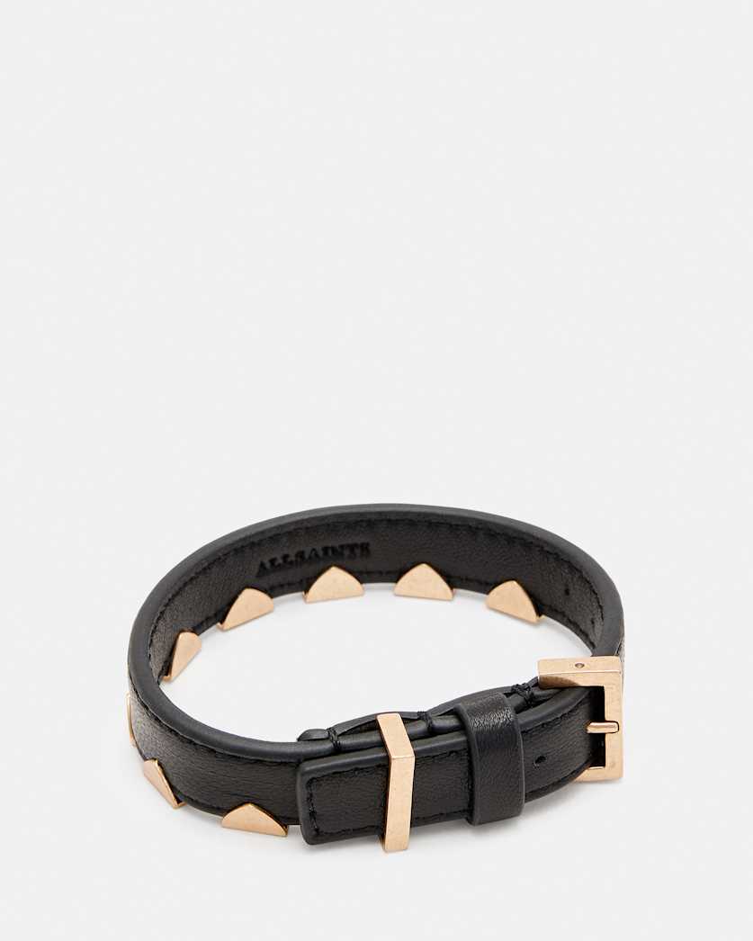 Shae Studded Leather Bracelet