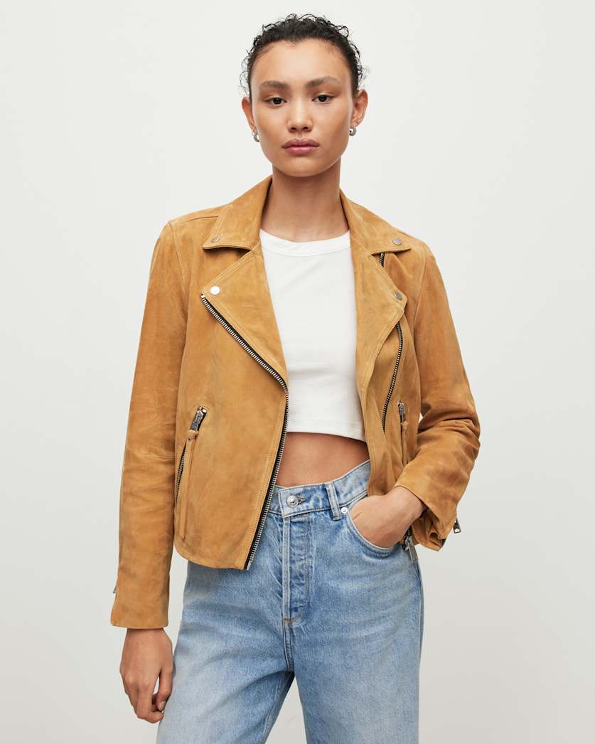 Dalby Suede Biker Jacket