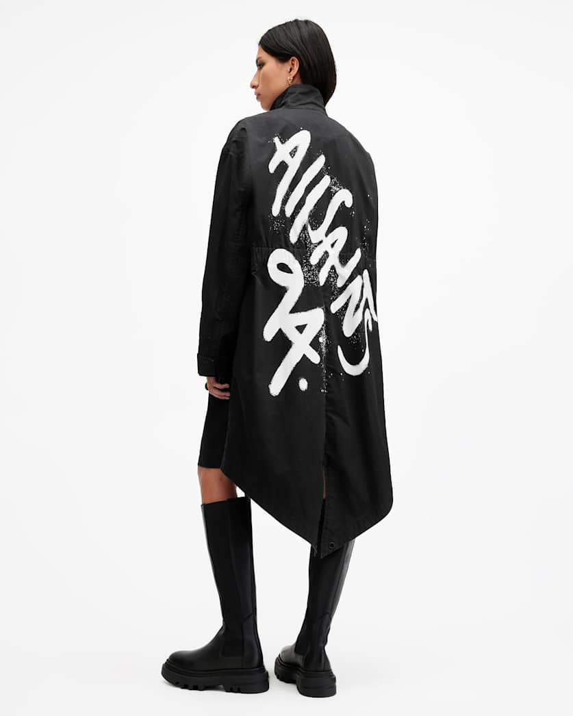 Milla Relaxed Fit Printed Parka Jacket