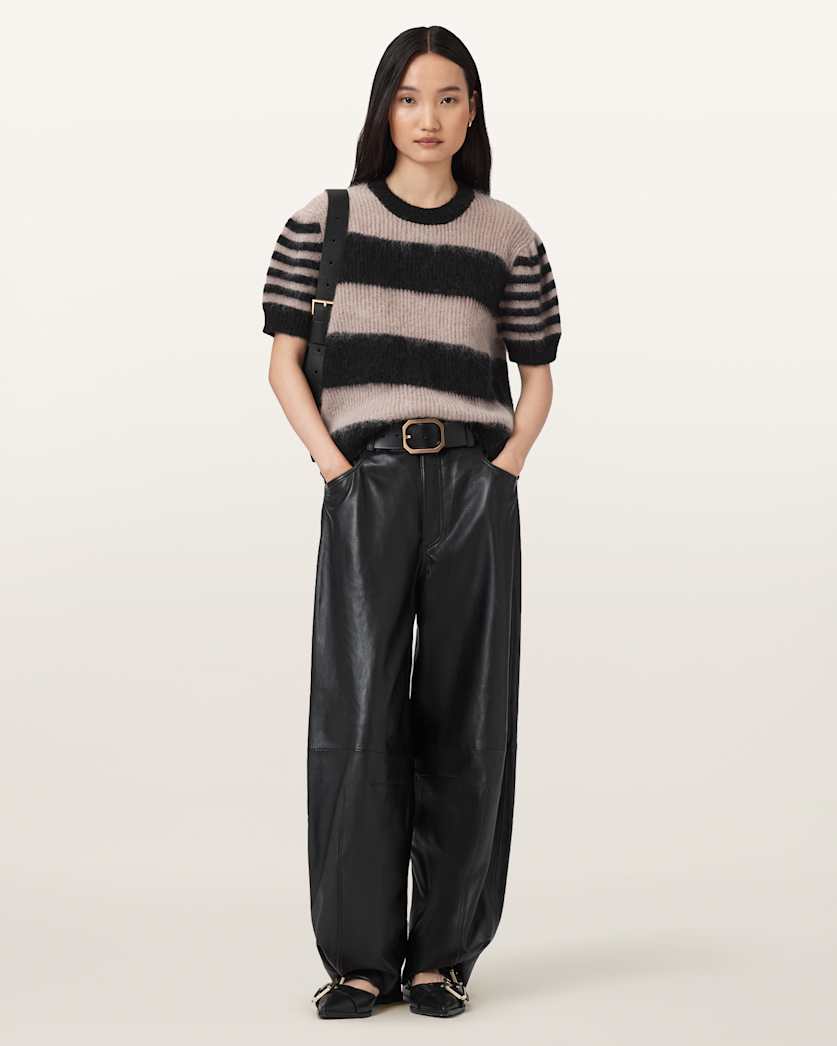 Clem Striped Knitted T-Shirt