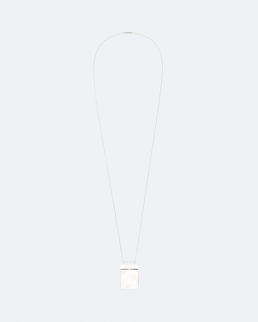 Aveline Box Pendant Long Necklace