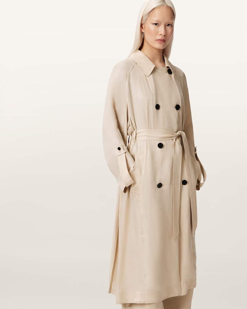 Lizie Double Breasted Trench Coat