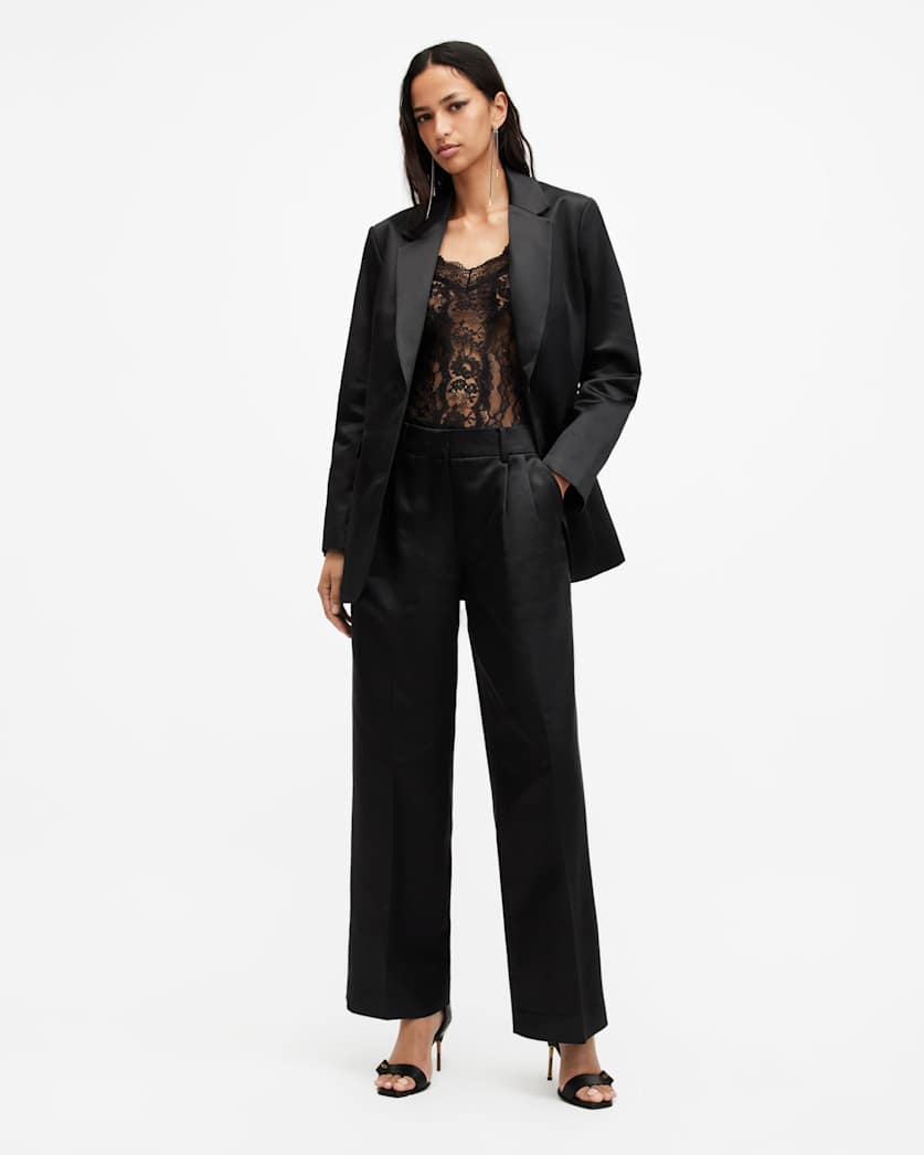 Sae Wide Leg Relaxed Fit Trousers