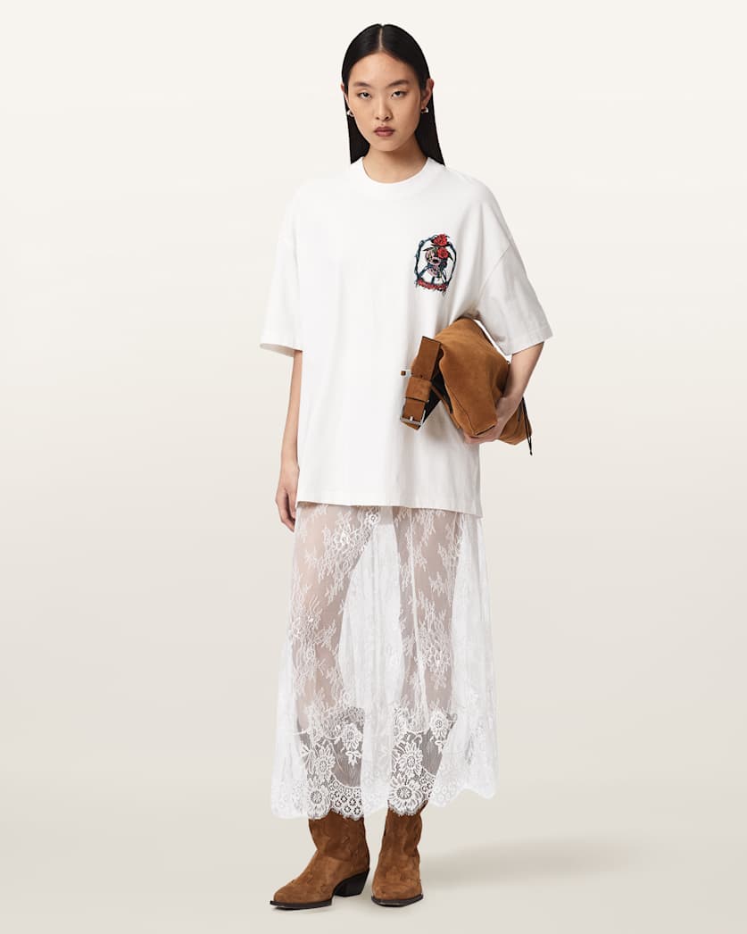 Arran Lace Ankle Length Skirt
