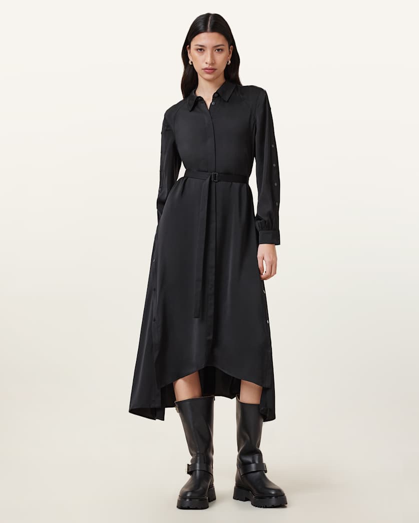 Lexi Satin Midi Dress