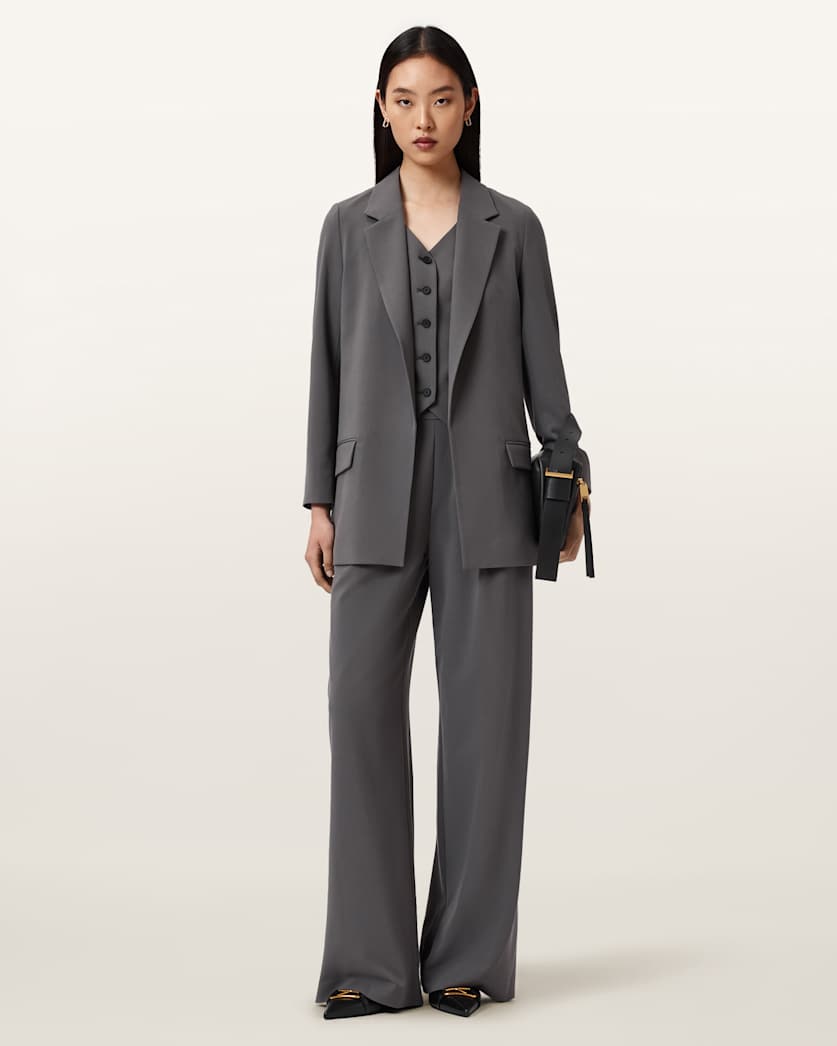 Aleida Lightweight Wide Leg Trousers