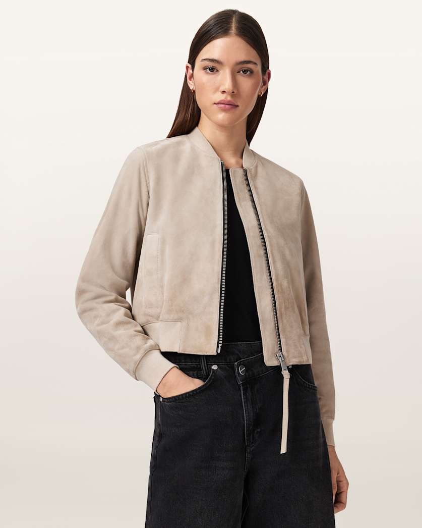 Orten Suede Bomber Jacket