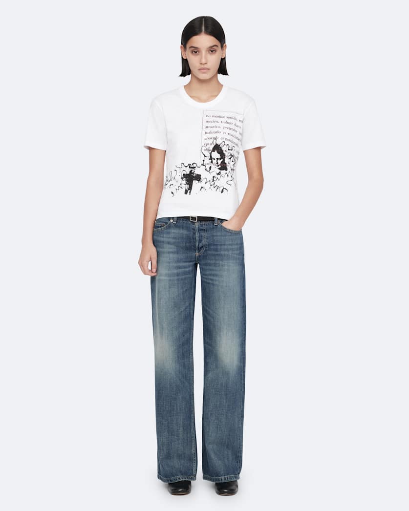 Vintage Indigo Nico Low-Rise Wide-Leg Jeans