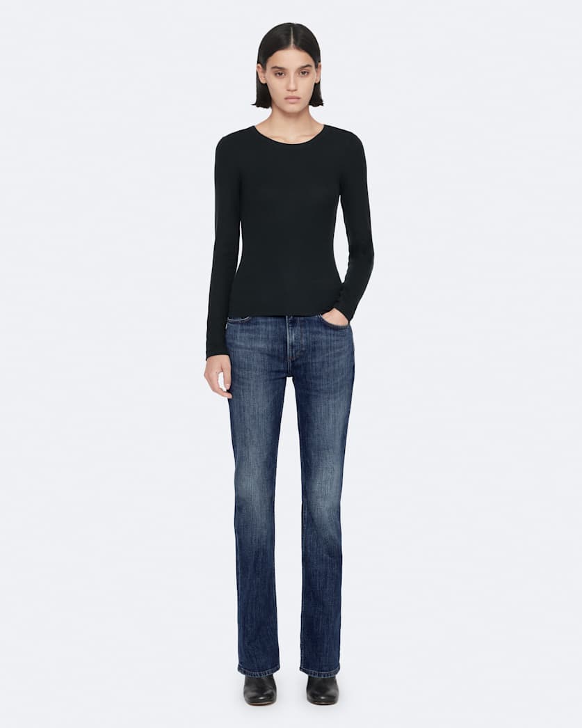 Eve High-Rise Slim Bootcut Jeans