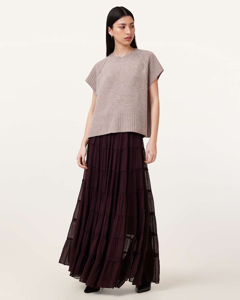 Eva Tiered Maxi Skirt