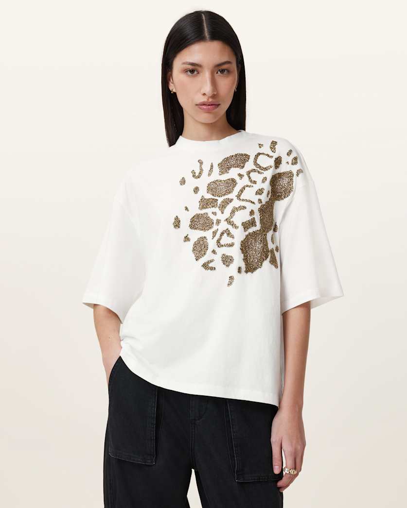 Amelie Flow Embellished T-shirt