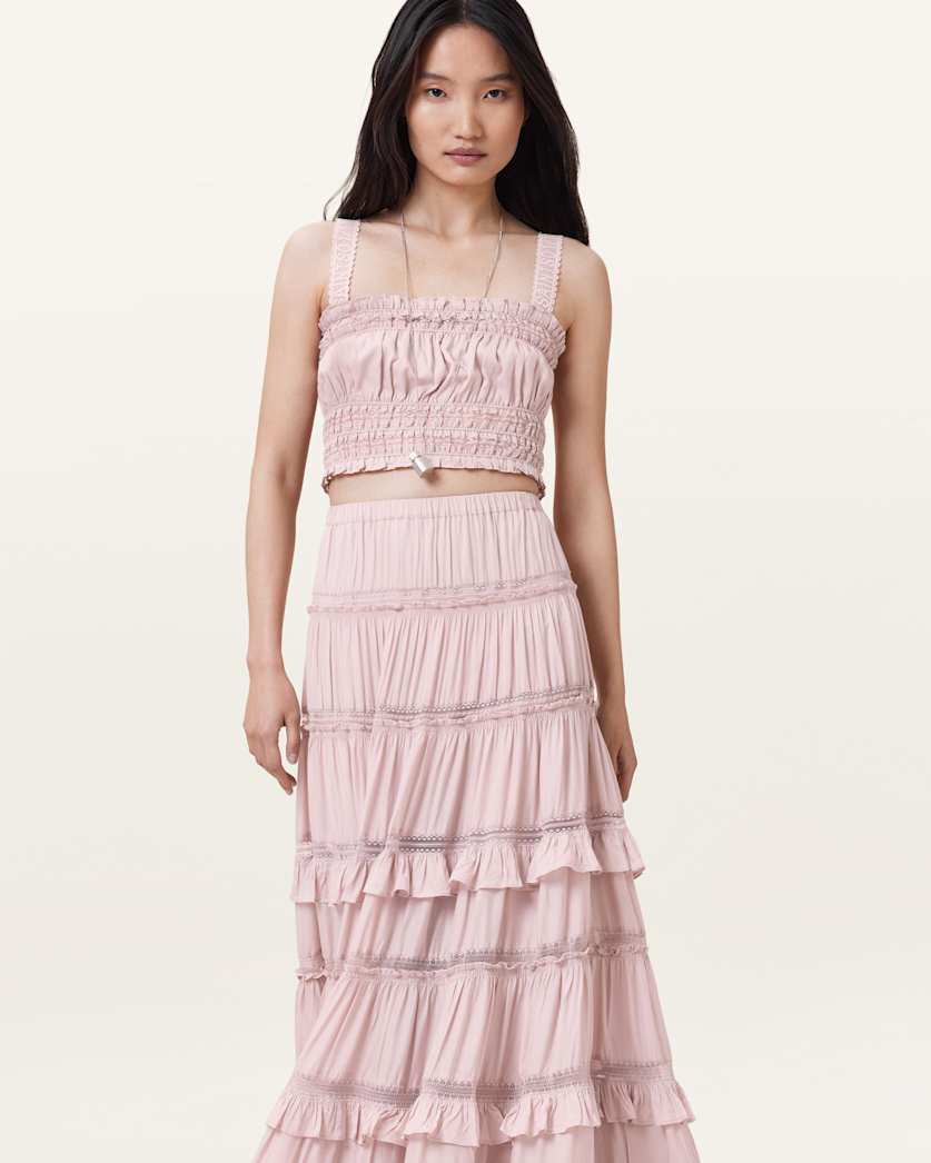 Talia Lace Cropped Top