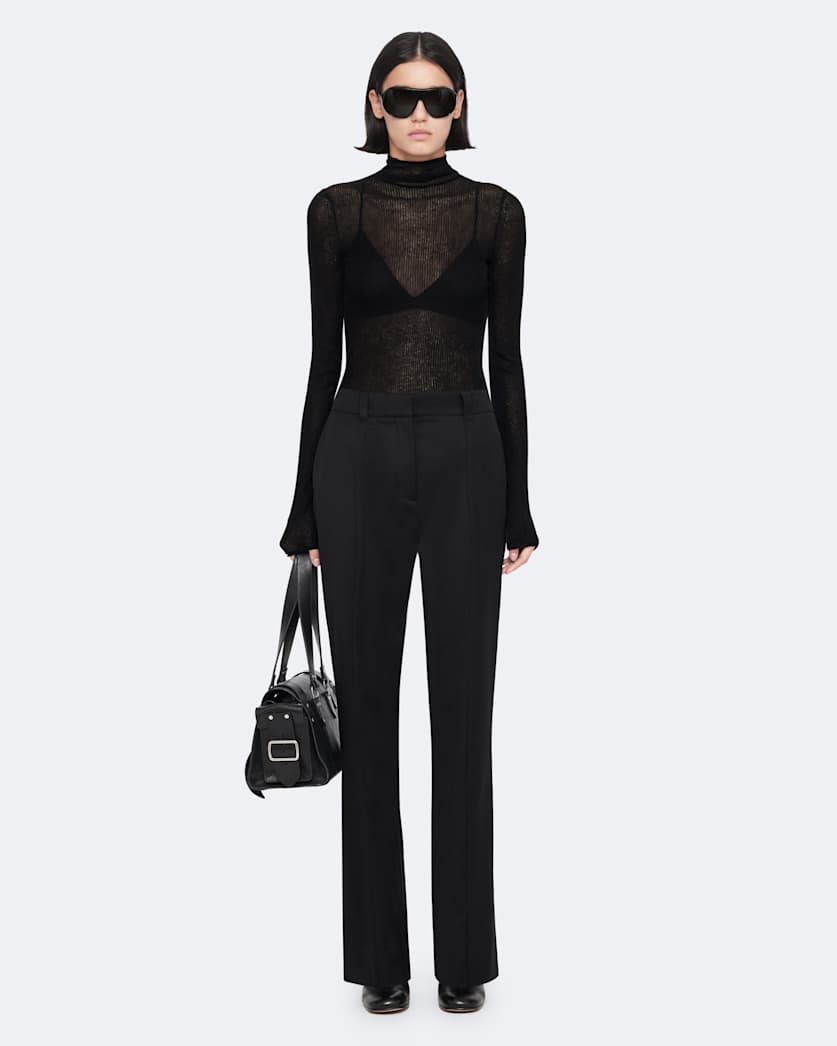 Roxanne High-Rise Slim-Fit Tailored Trousers