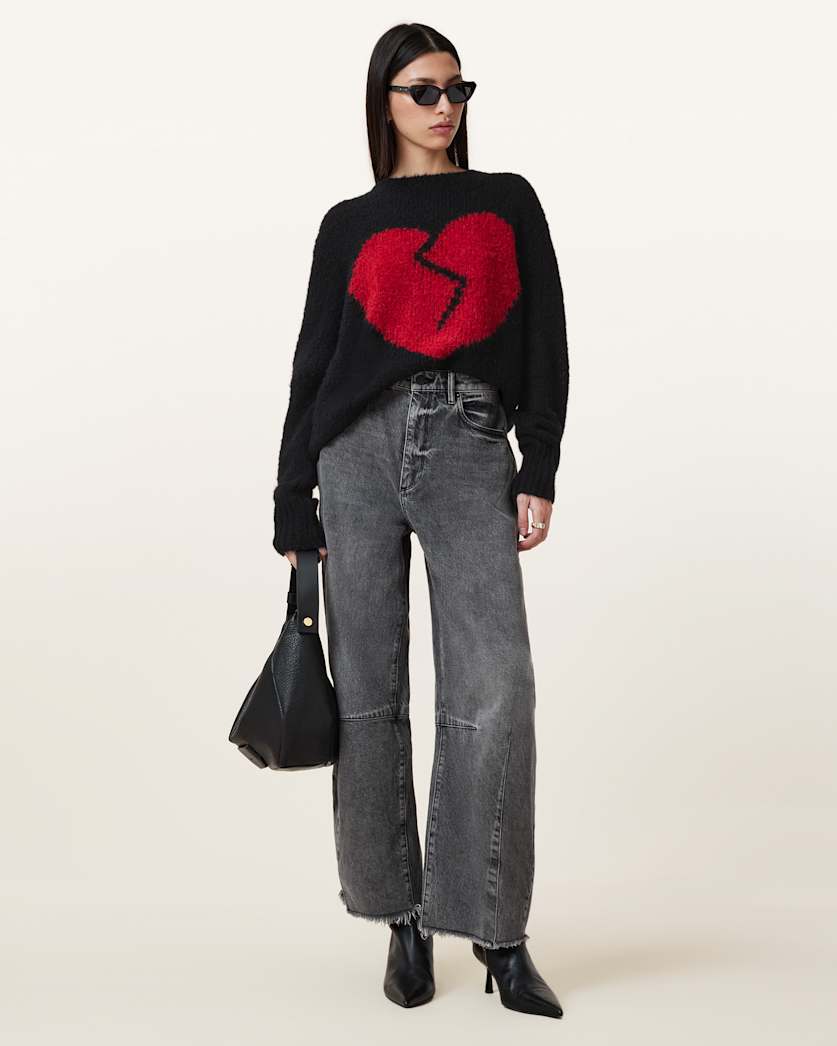 Luv Heart Intarsia Jumper
