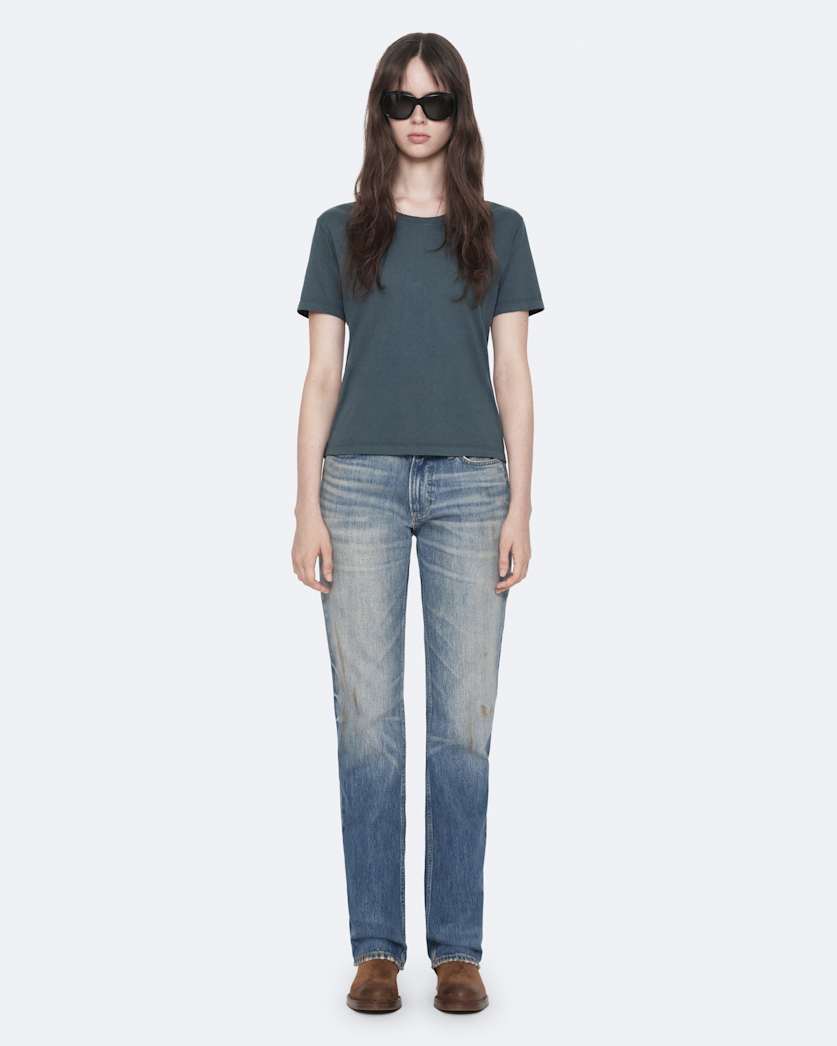Tinted Light Indigo Nat Low-Rise Slim Jeans