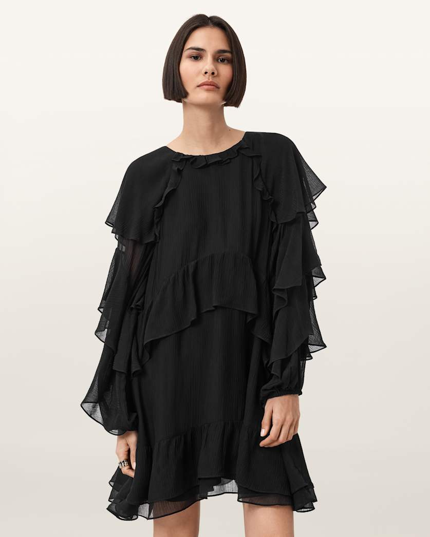 Lizzie Long Sleeve Frill Dress