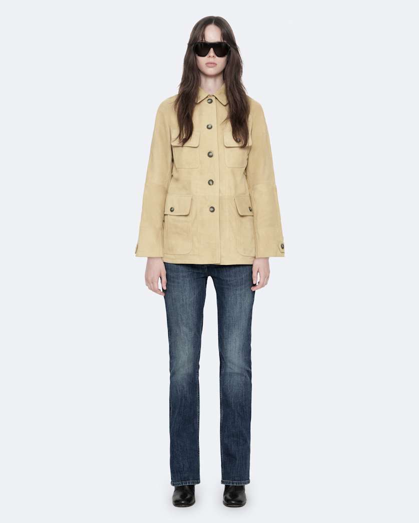 Roiya Suede Hunting Jacket