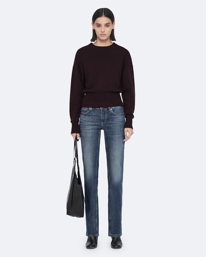 Mari Boxy-Fit Wool-Blend Jumper