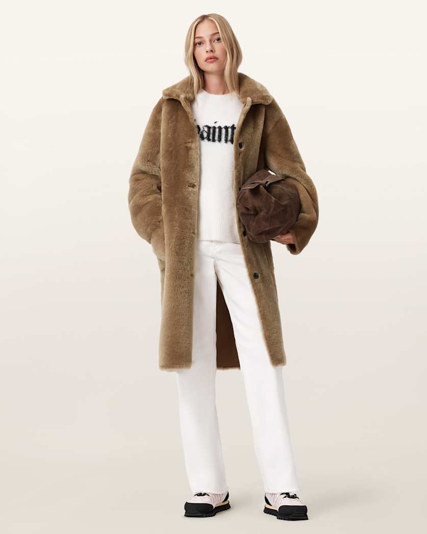 Serra Reversible Shearling Coat