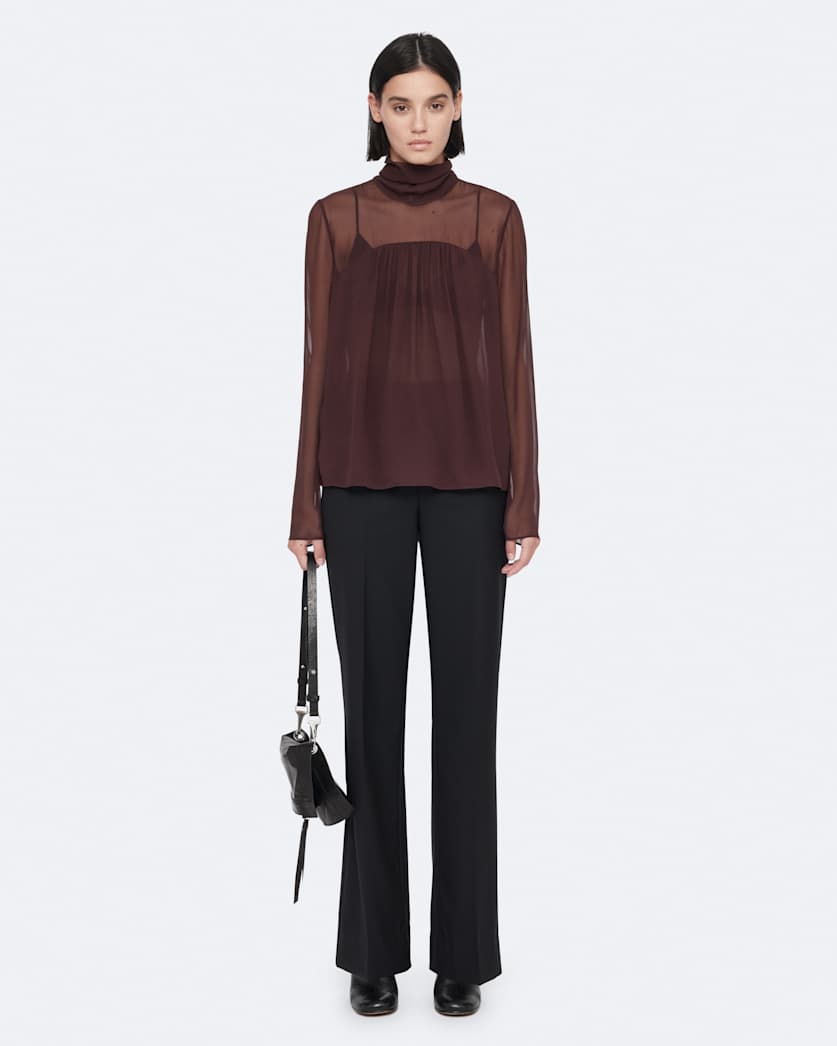 Nadia Sheer Silk Top