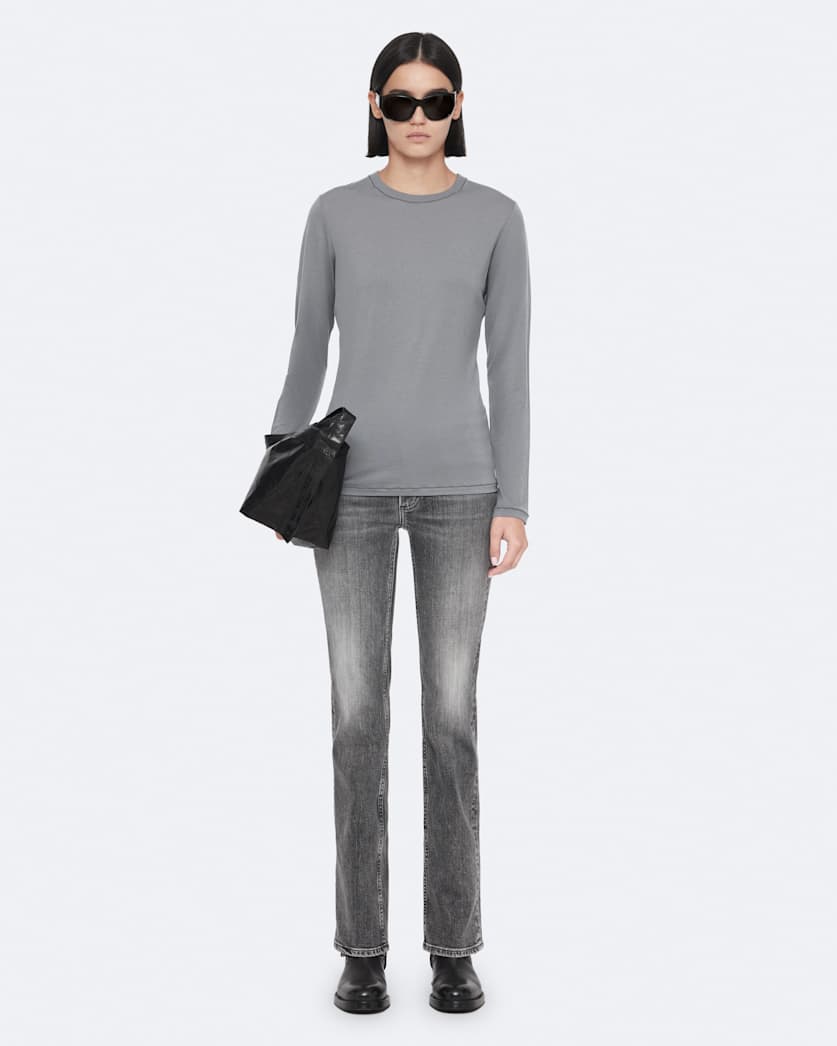 Kira Wool-Blend Long-Sleeve T-Shirt