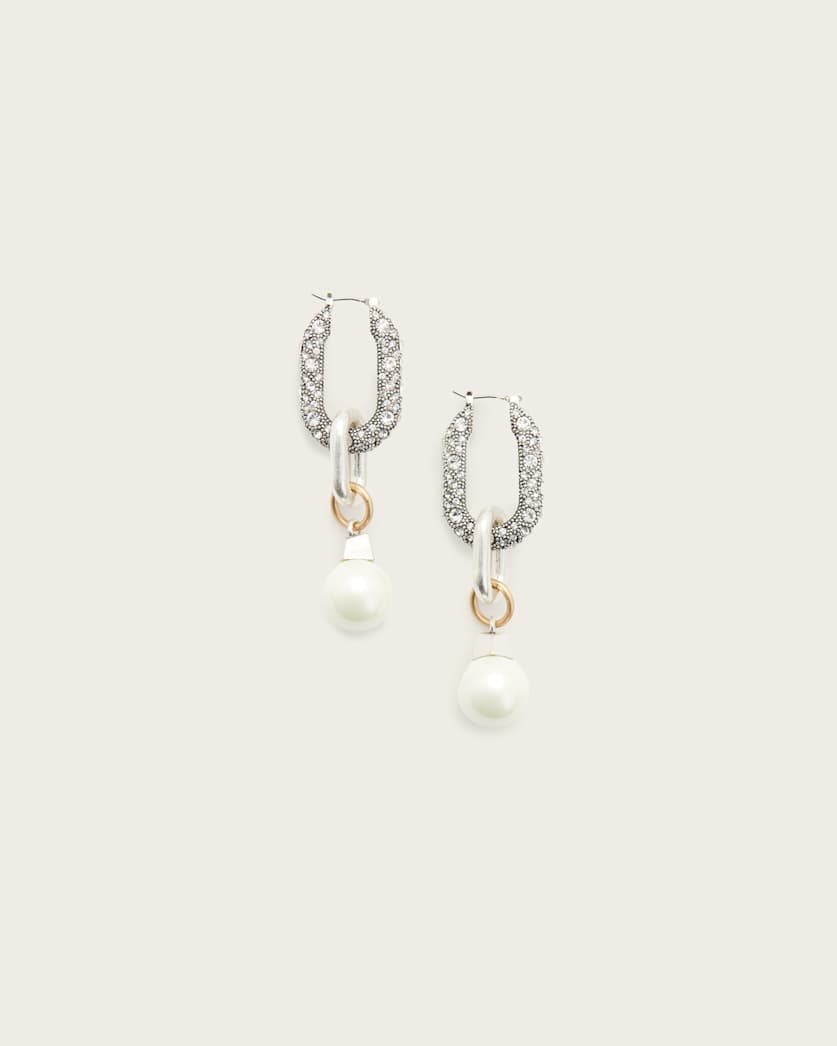 Cadence Two Tone Link Earrings