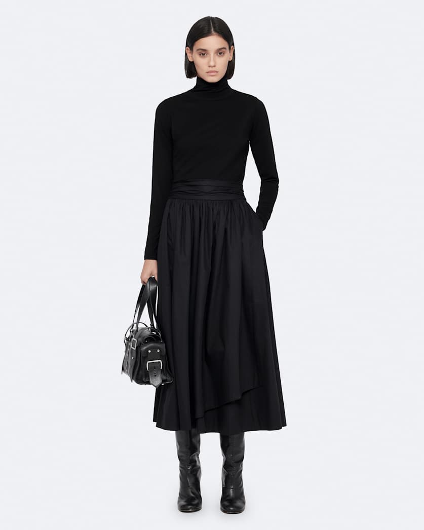 Kira Long-Sleeve Roll-Neck T-Shirt