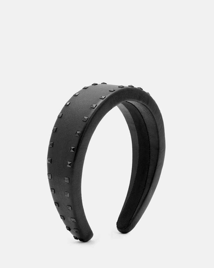 Maxie Leather Studded Headband