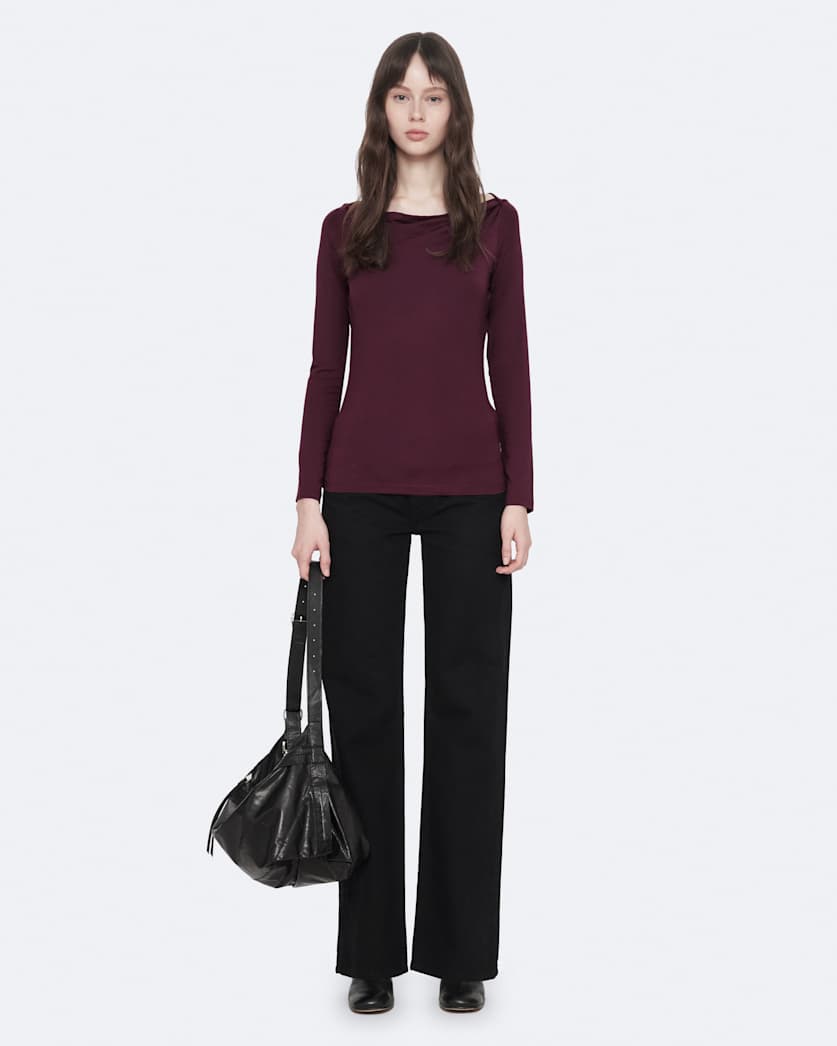 Romi Cowl-Neck Regular-Fit Top