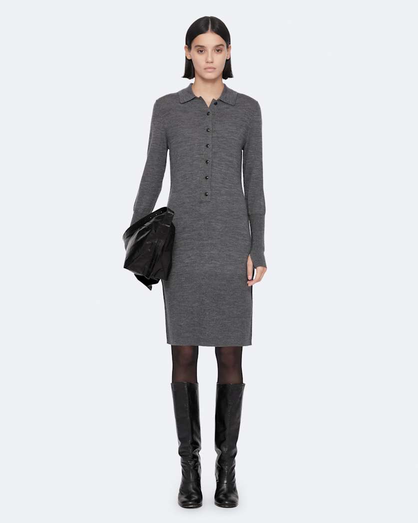 Coyte Merino Wool Polo Dress
