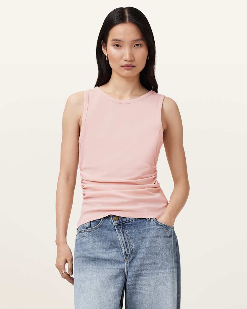 Katarina Boat Neck Slim Fit Tank Top