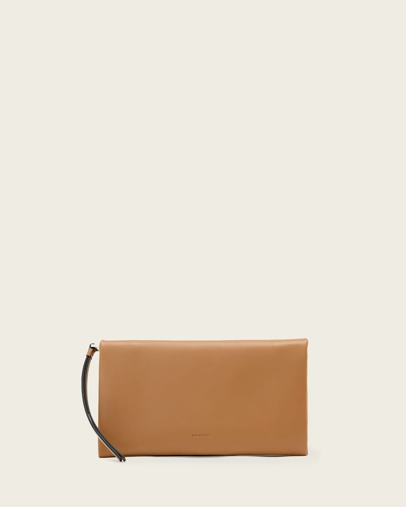 Harluna Leather Clutch Bag