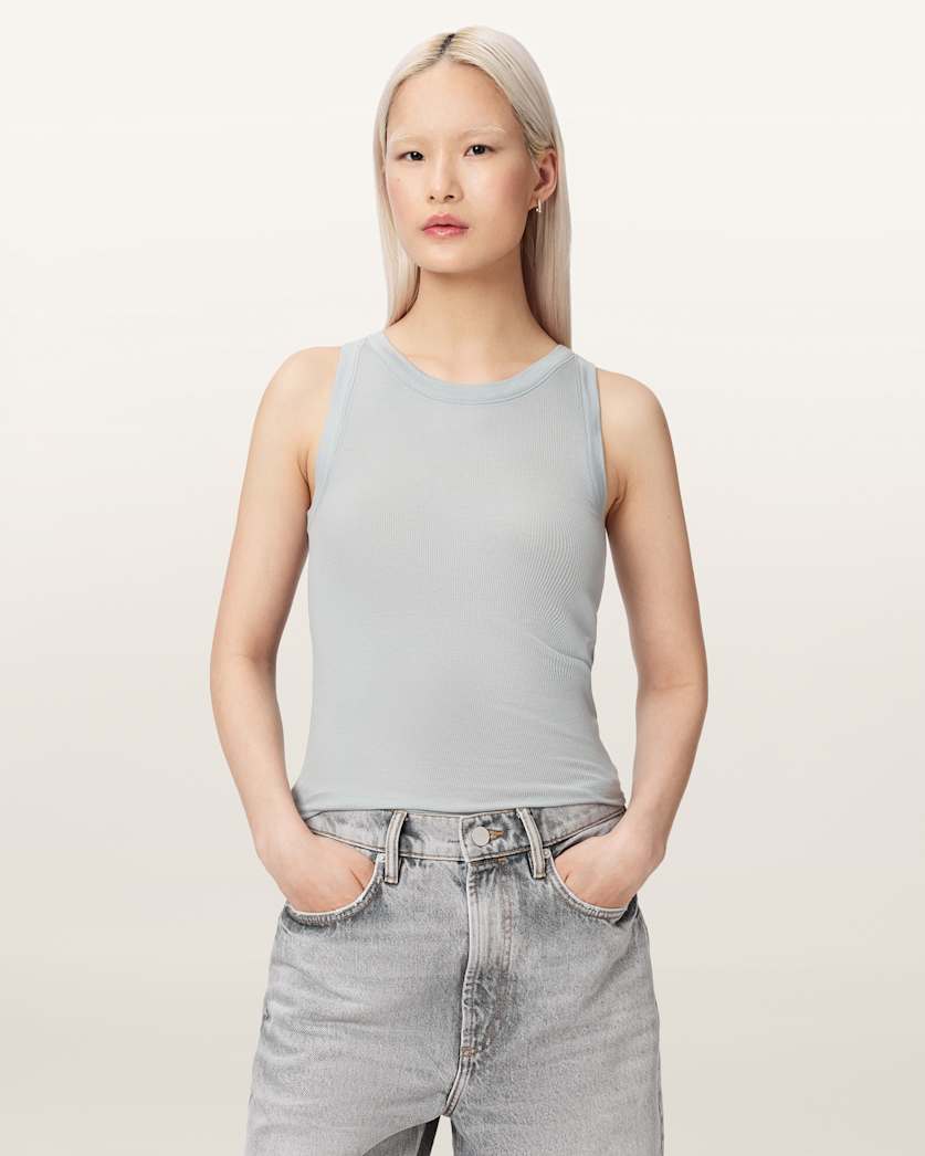 Rina Crew Neck Sleeveless Tank Top
