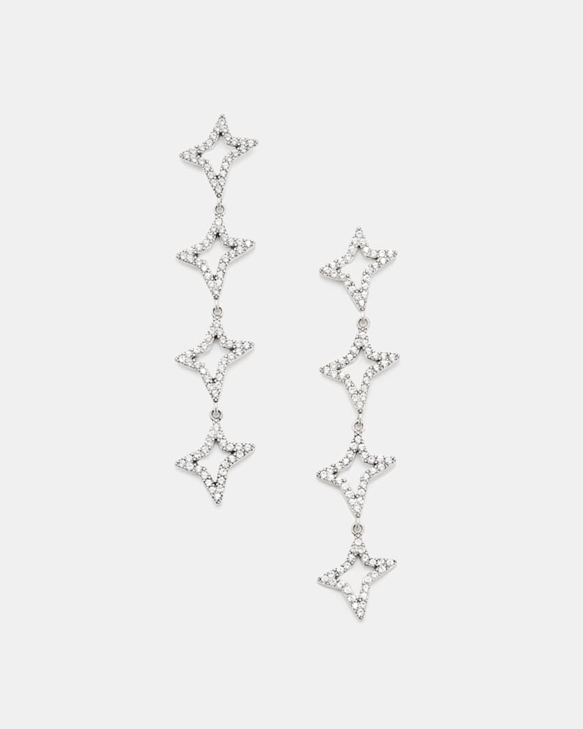 Lux Multi Star Drop Earrings