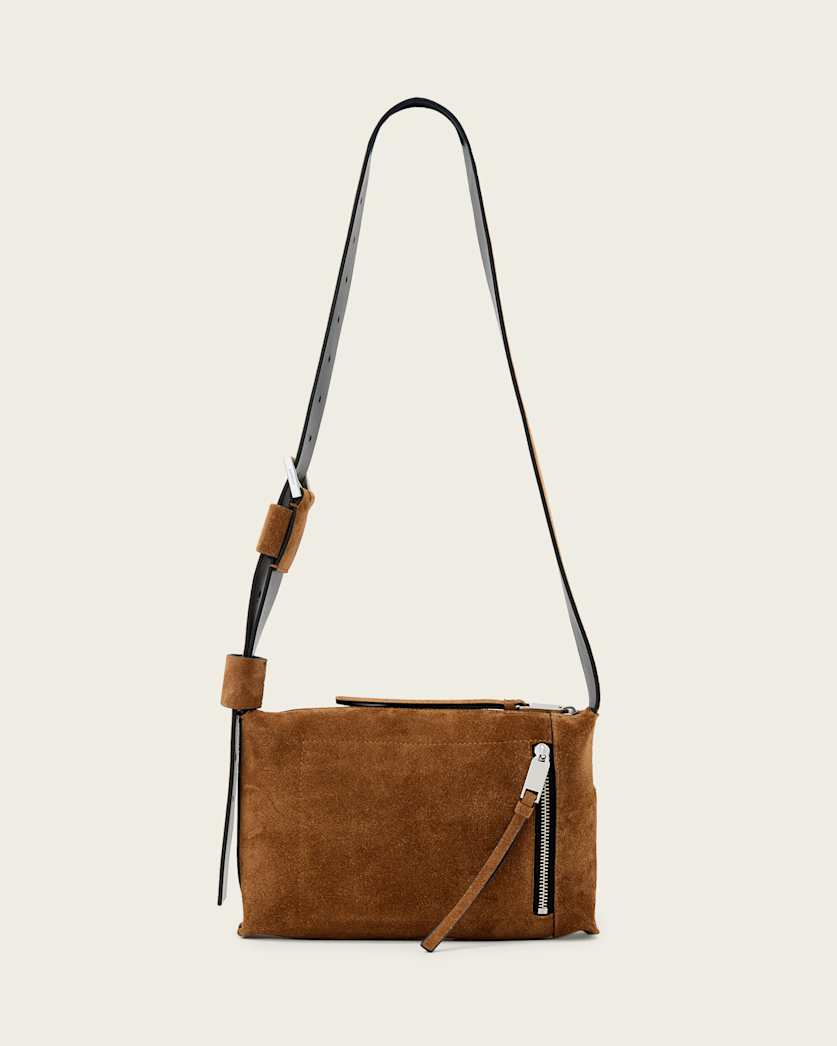 Alba Suede Crossbody Bag