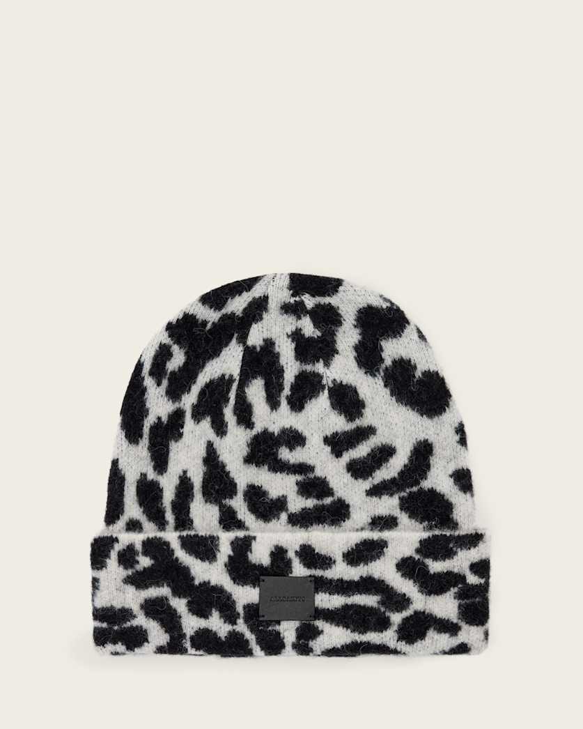 Nora Leopard Print Beanie