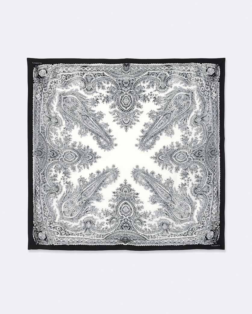 Avalon Printed Square Silk Scarf