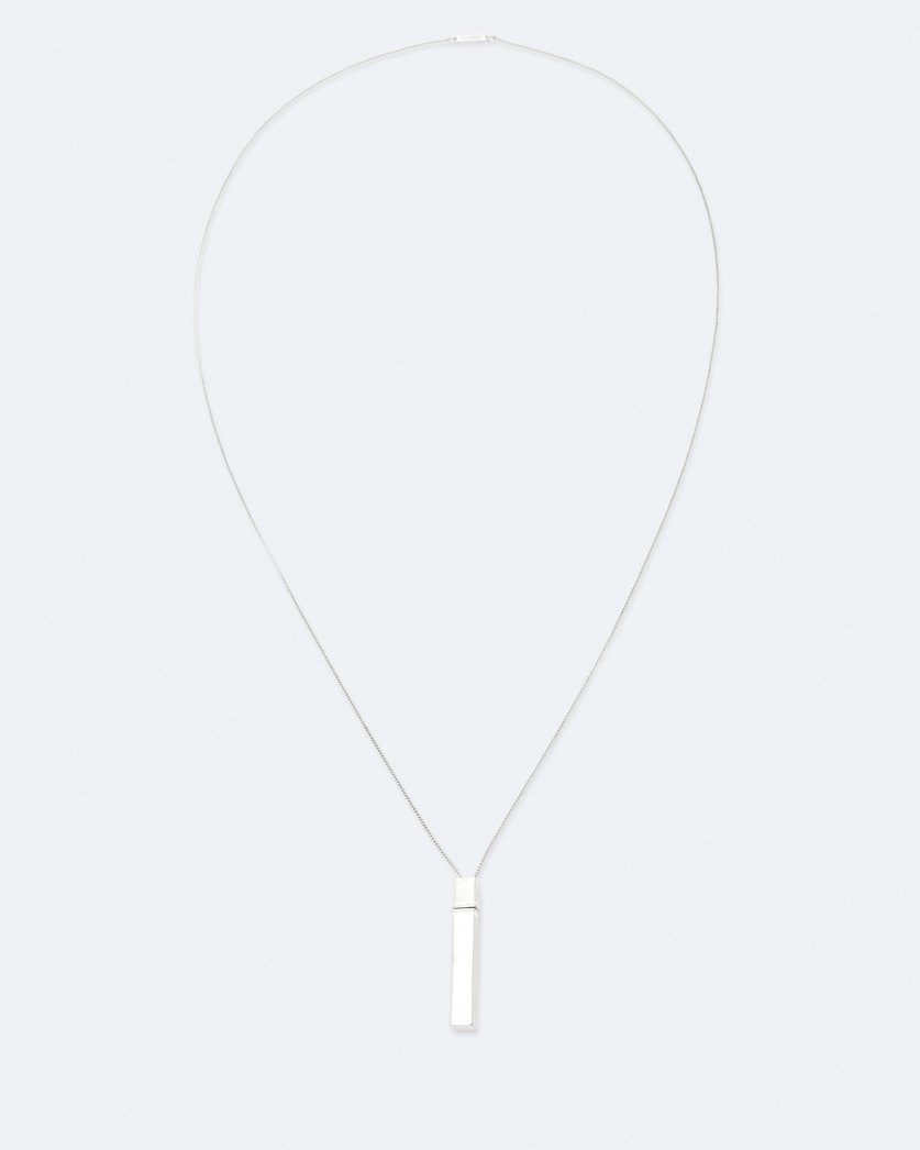 Box pendant necklace