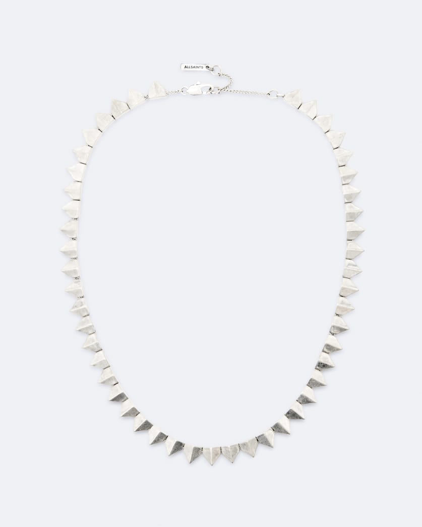 Spike Metal Bead Necklace