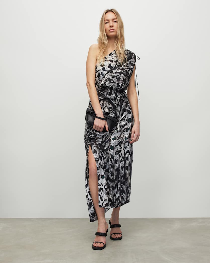chinese dress ladies Inez Maxi Dress Mesh in Valencia – SKATIE