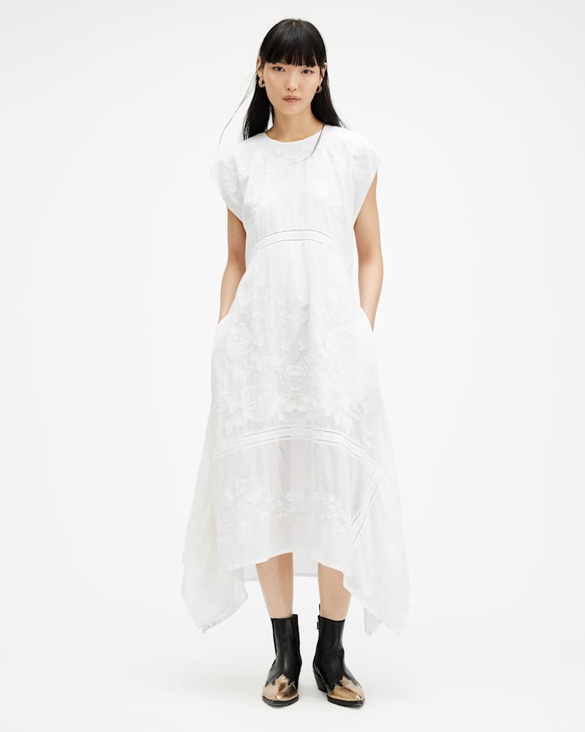 gianna embroidered maxi dress Gianna Dress – Dress the Population main image 1