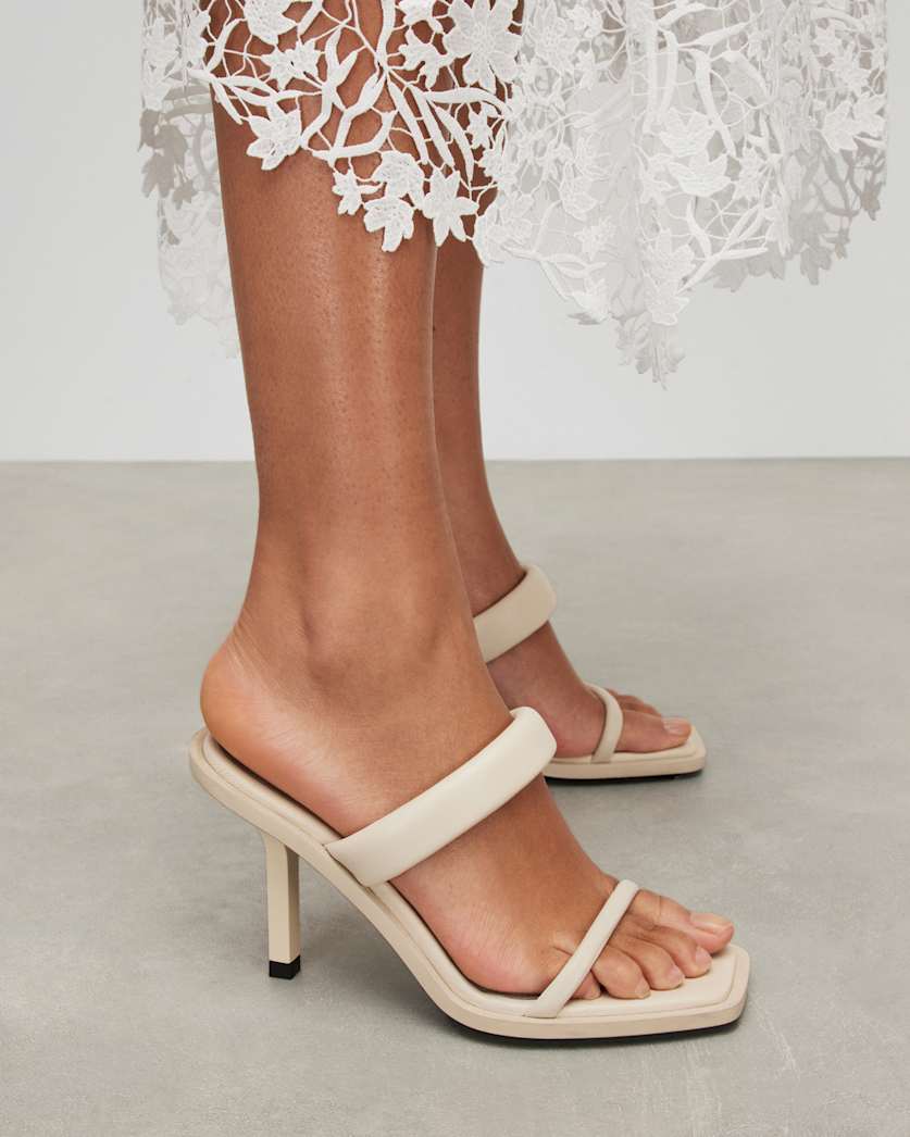 Ava Leather Heeled Sandals