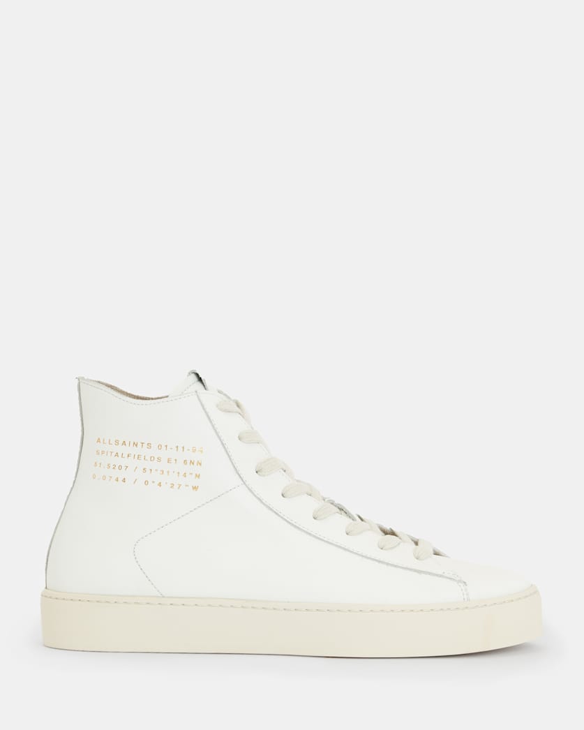 Tana Leather High Top Trainers