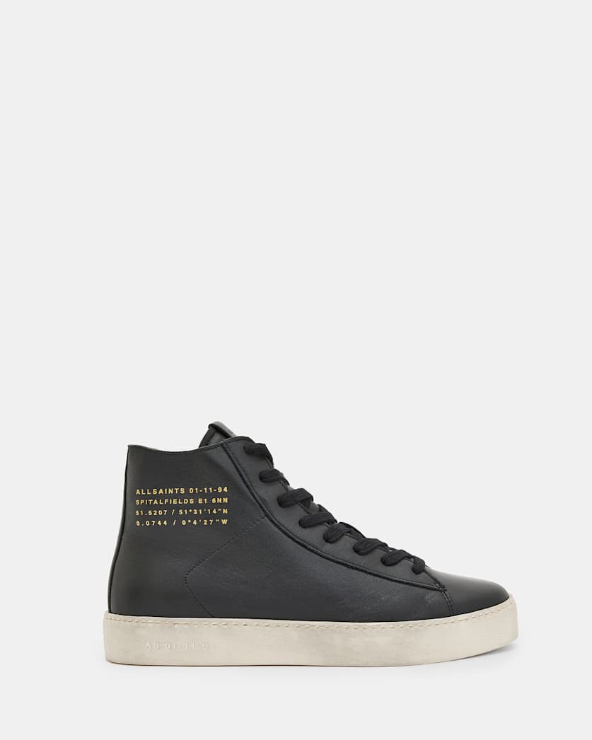 Tana Leather High Top Trainers