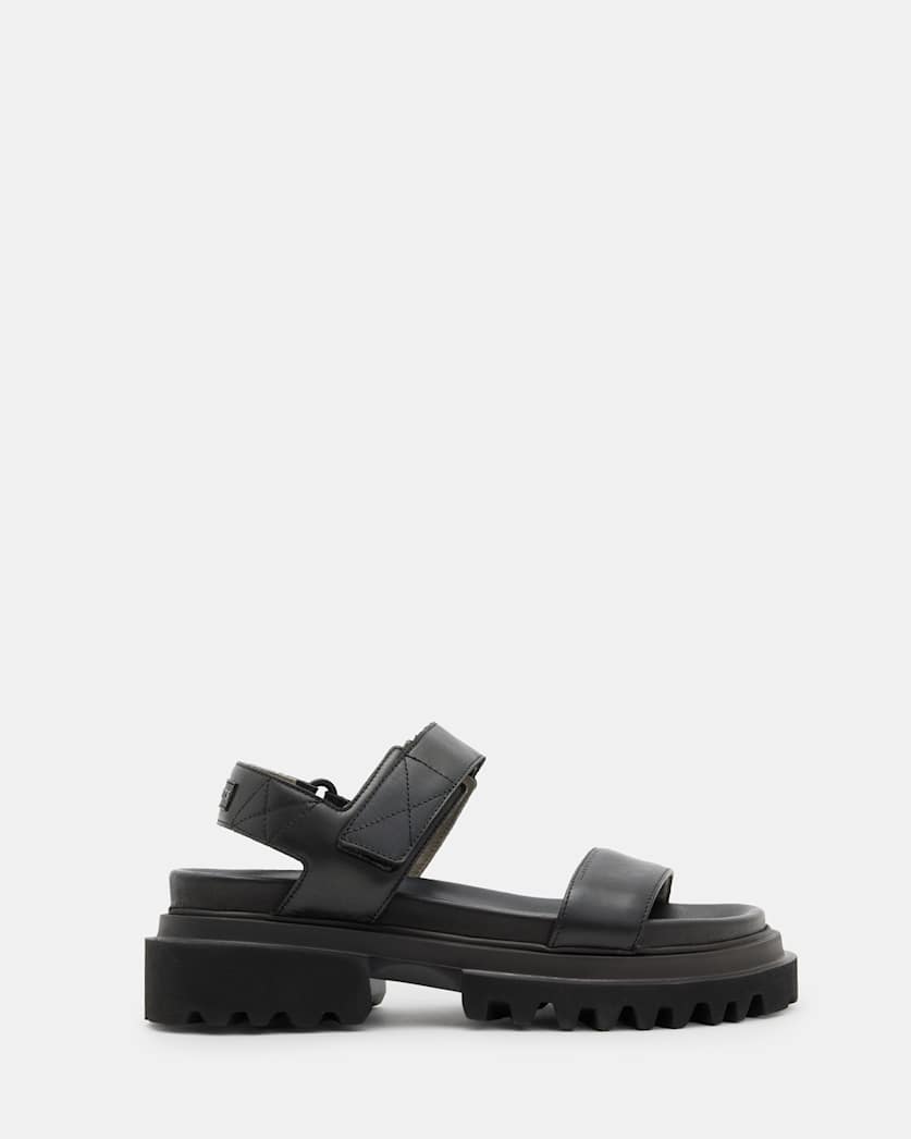 Rory Chunky Leather Velcro Sandals