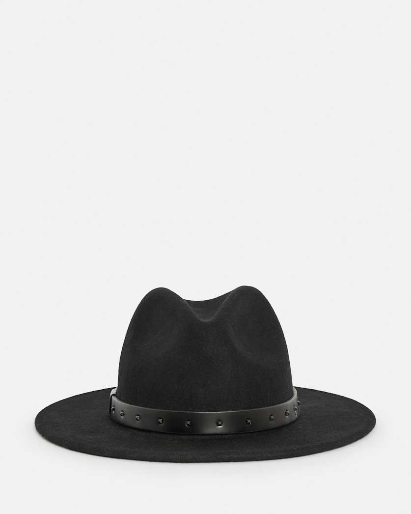Maxie Matte Wool Studded Fedora