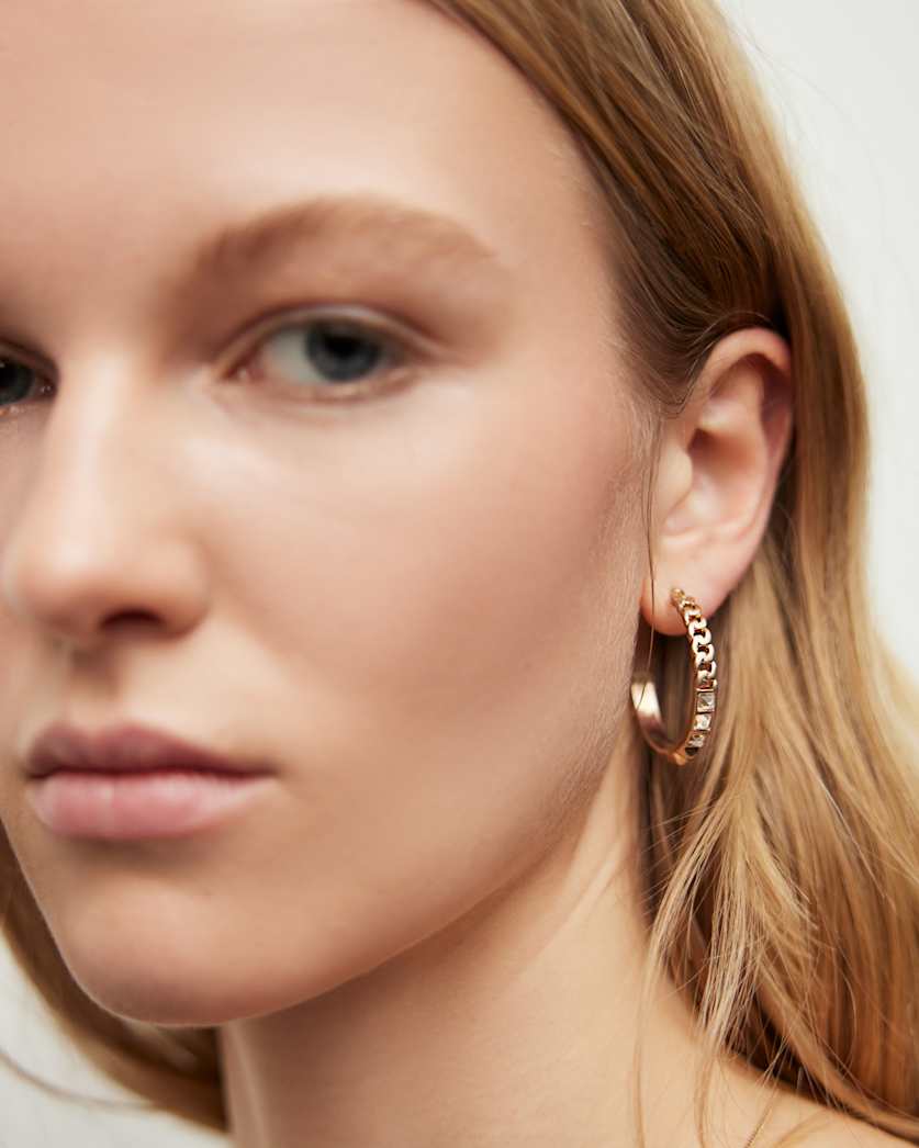 Mia Mix Studded Hoop Earrings