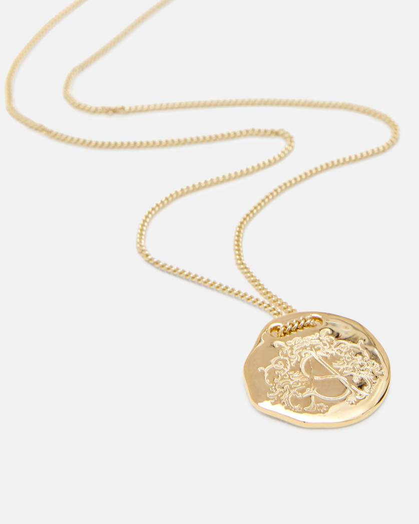 Helini Gold-Tone Crest Necklace